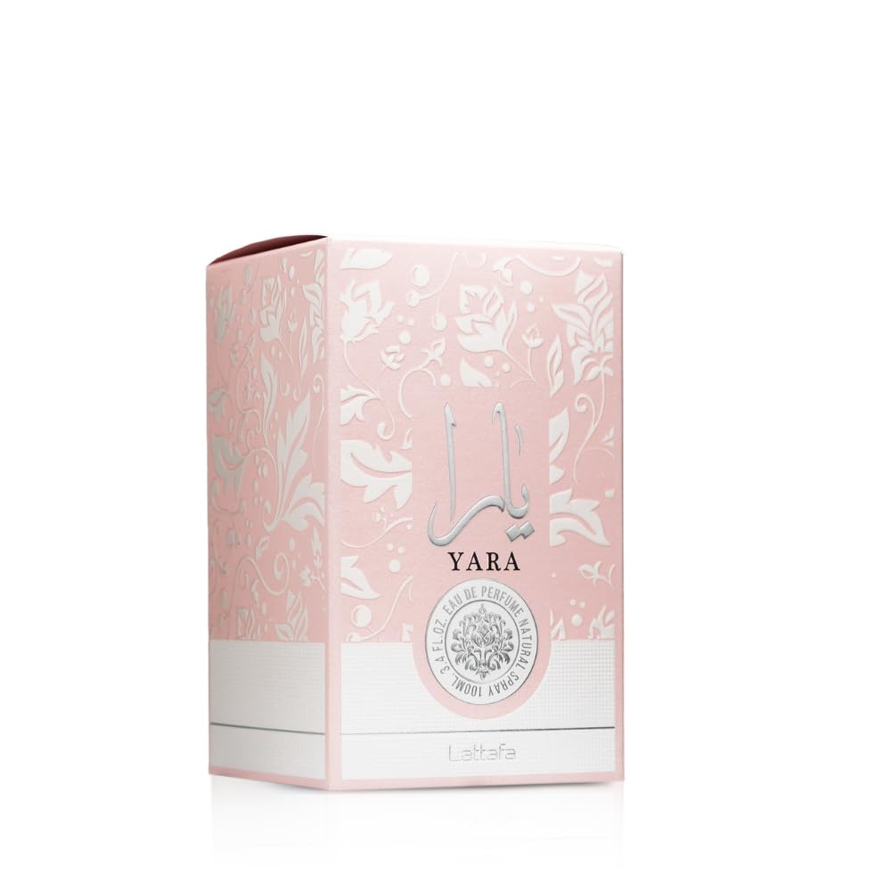 Lattafa Yara for Women Eau de Parfum Spray, 3.40 Ounce / 100 ml