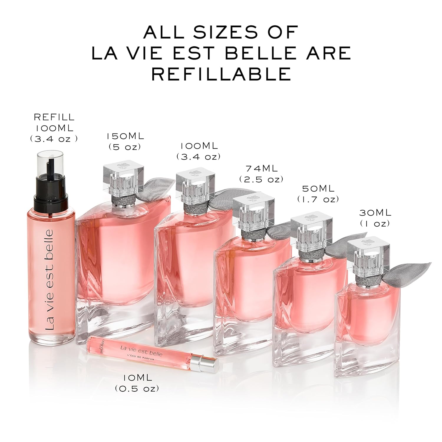 Lancôme La Vie Est Belle Eau de Parfum - Long Lasting Fragrance with Notes of Iris, Earthy Patchouli, Warm Vanilla & Spun Sugar - Floral & Sweet Women's Perfume