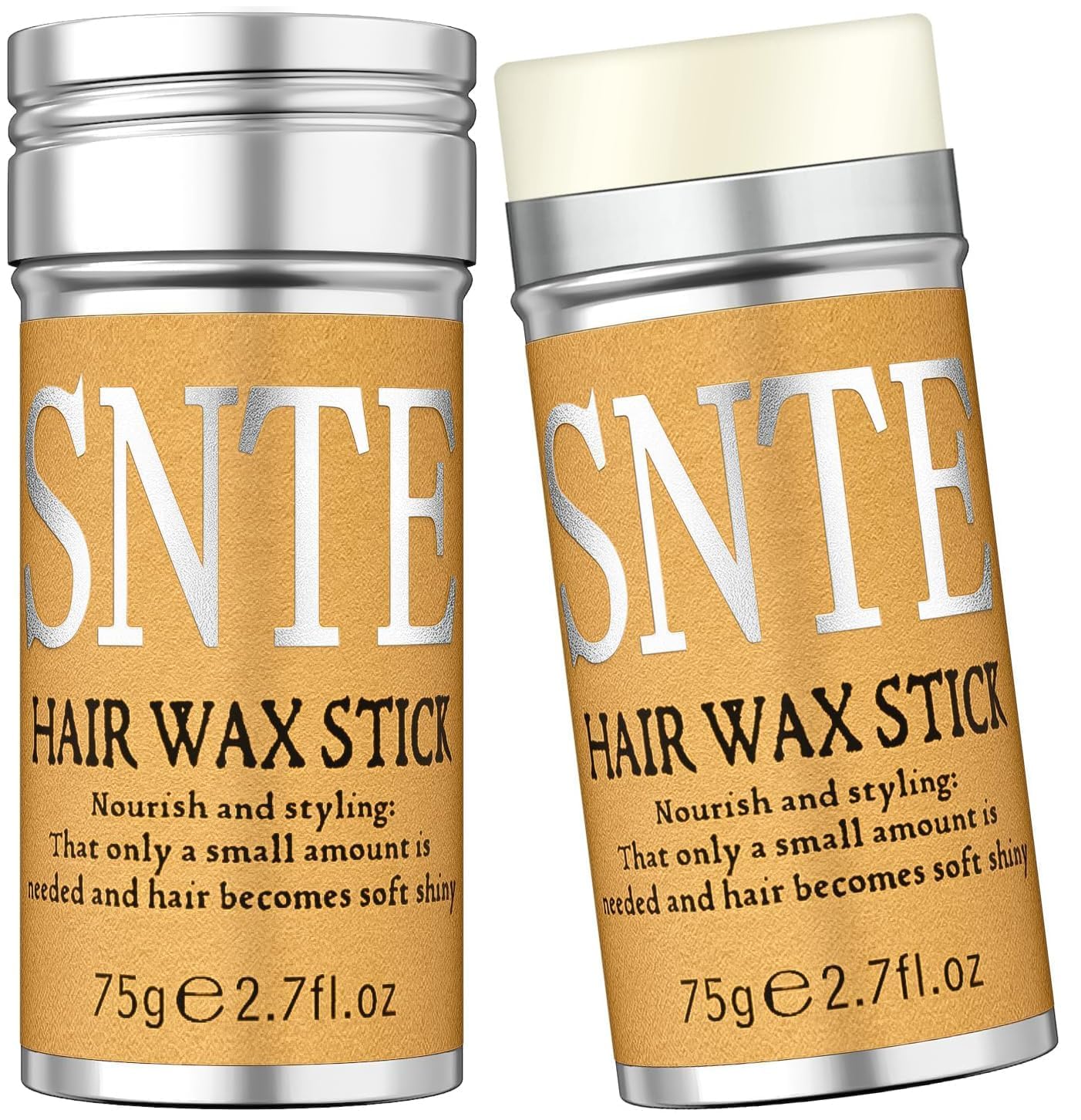 Samnyte Hair Wax Stick, Hair-Styling Waxes, Nourishing Accessories - Slick Stick for Women & Kids, Gel Tamer for Flyaways, Bun Maker & Styling Cream, 2.7 Fl Oz